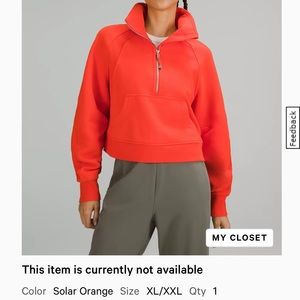 Lululemon Scuba Funnel-Neck Half Zip